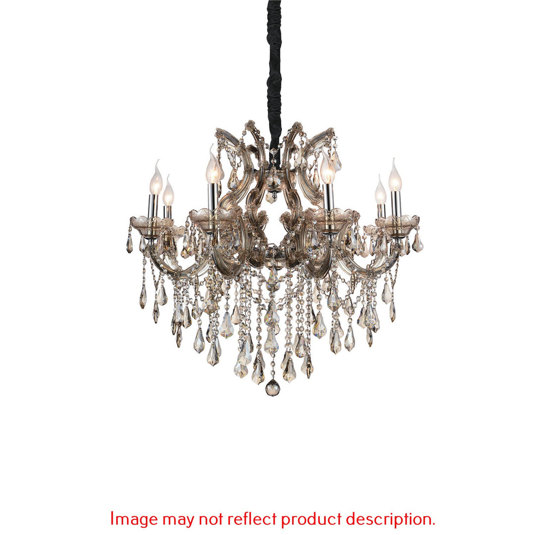 CWI Maria Theresa 8319p32c-8 (clear) Chandelier Light - Chrome