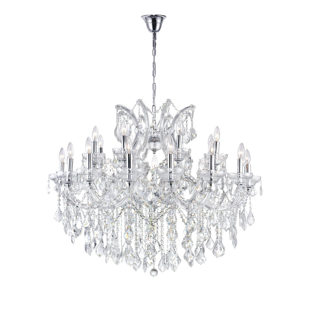 CWI Maria Theresa 8319p42c-25 (clear) Chandelier Light - Chrome