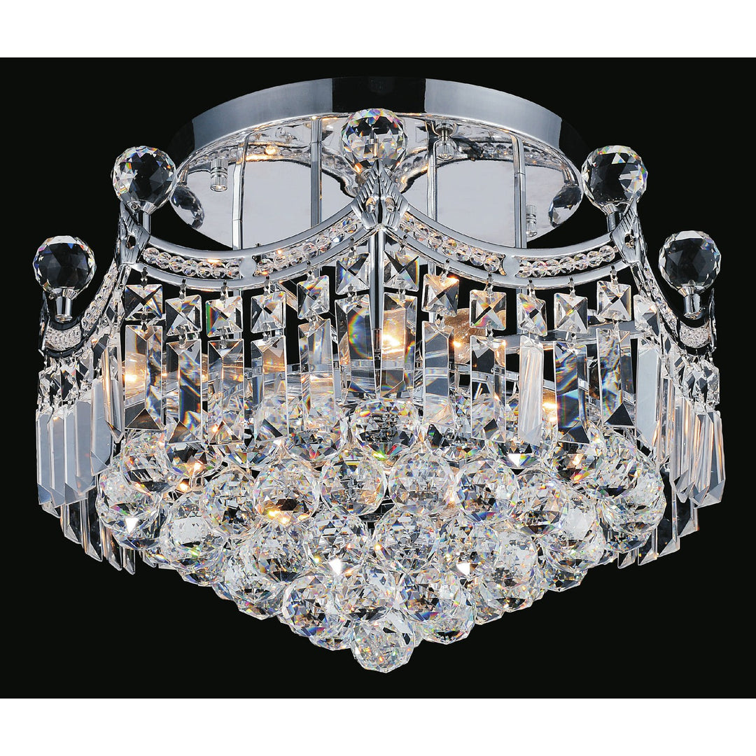 CWI Amanda 8421c16c Ceiling Light - Chrome