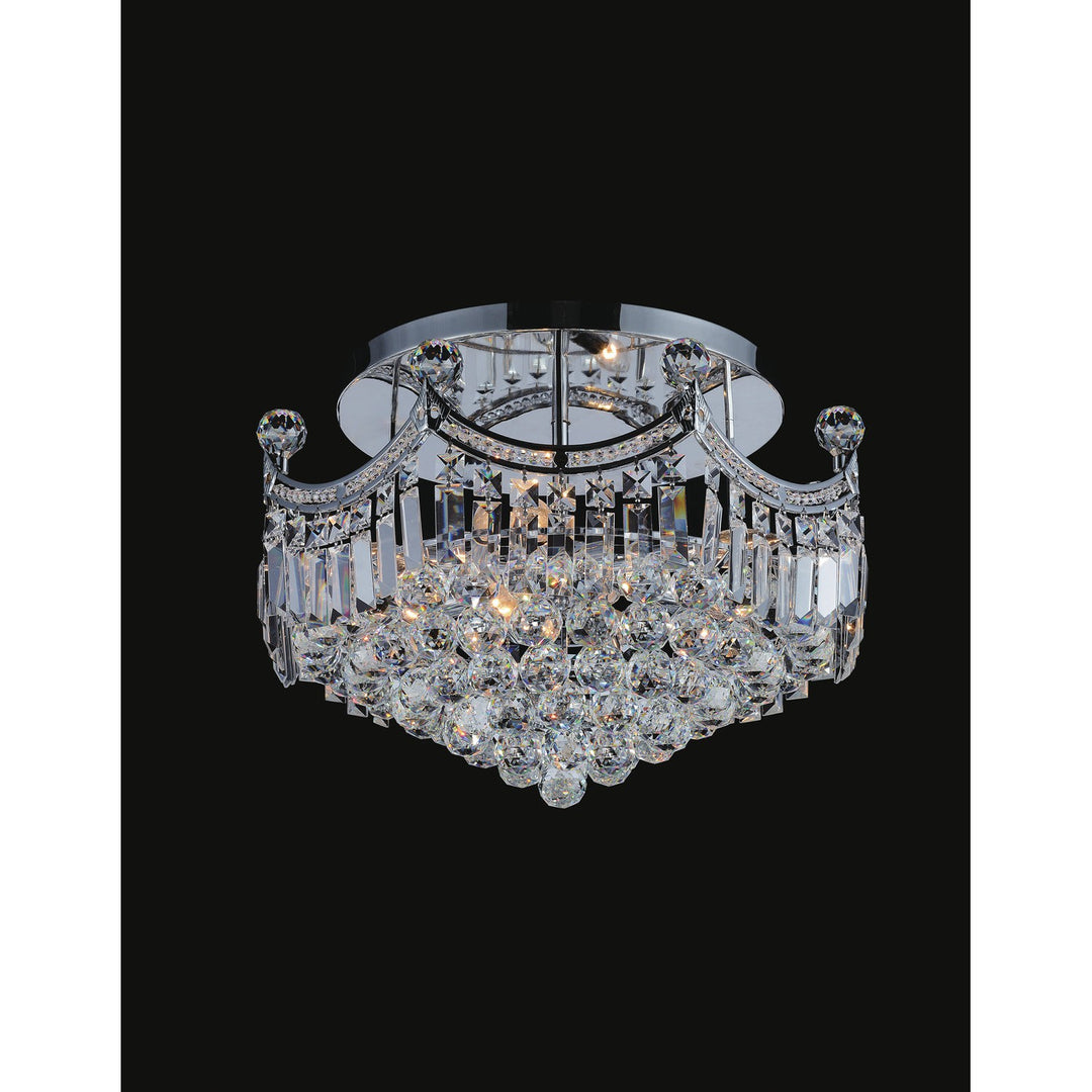 CWI Amanda 8421c20c Ceiling Light - Chrome