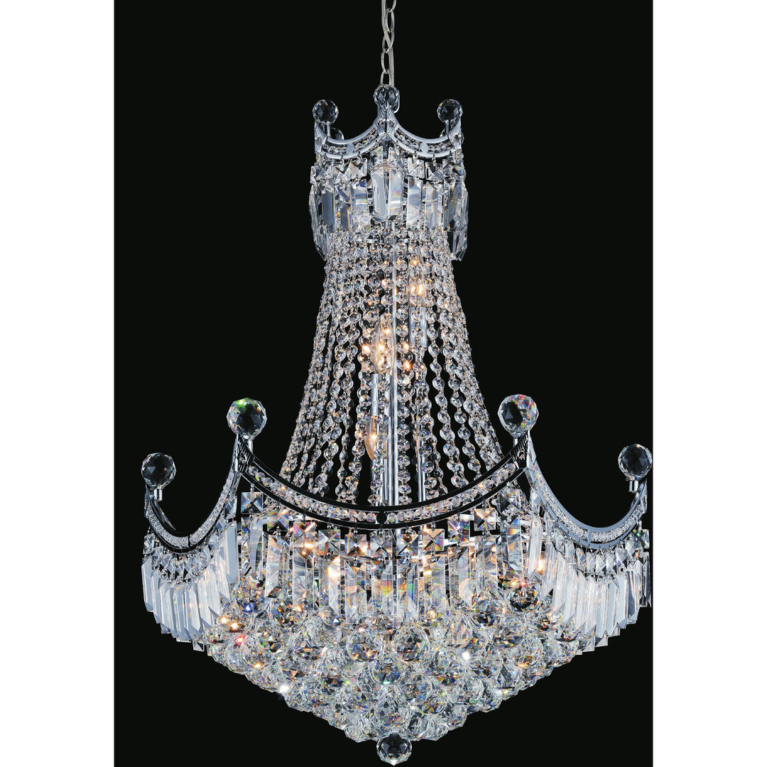 CWI Amanda 8421p24c Chandelier Light - Chrome