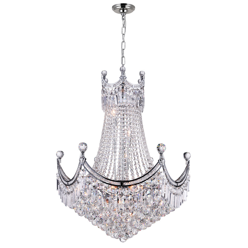 CWI Amanda 8421p28c Chandelier Light - Chrome