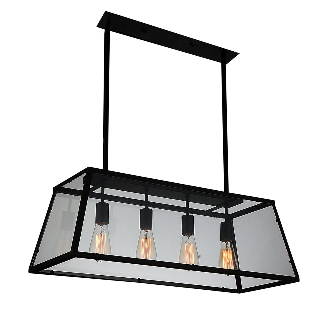 CWI Alyson 9601p31-4-101 Pendant Light - Black