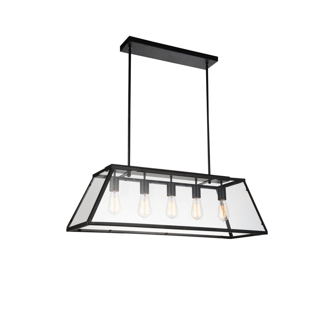 CWI Alyson 9601p36-5-101 Pendant Light - Black