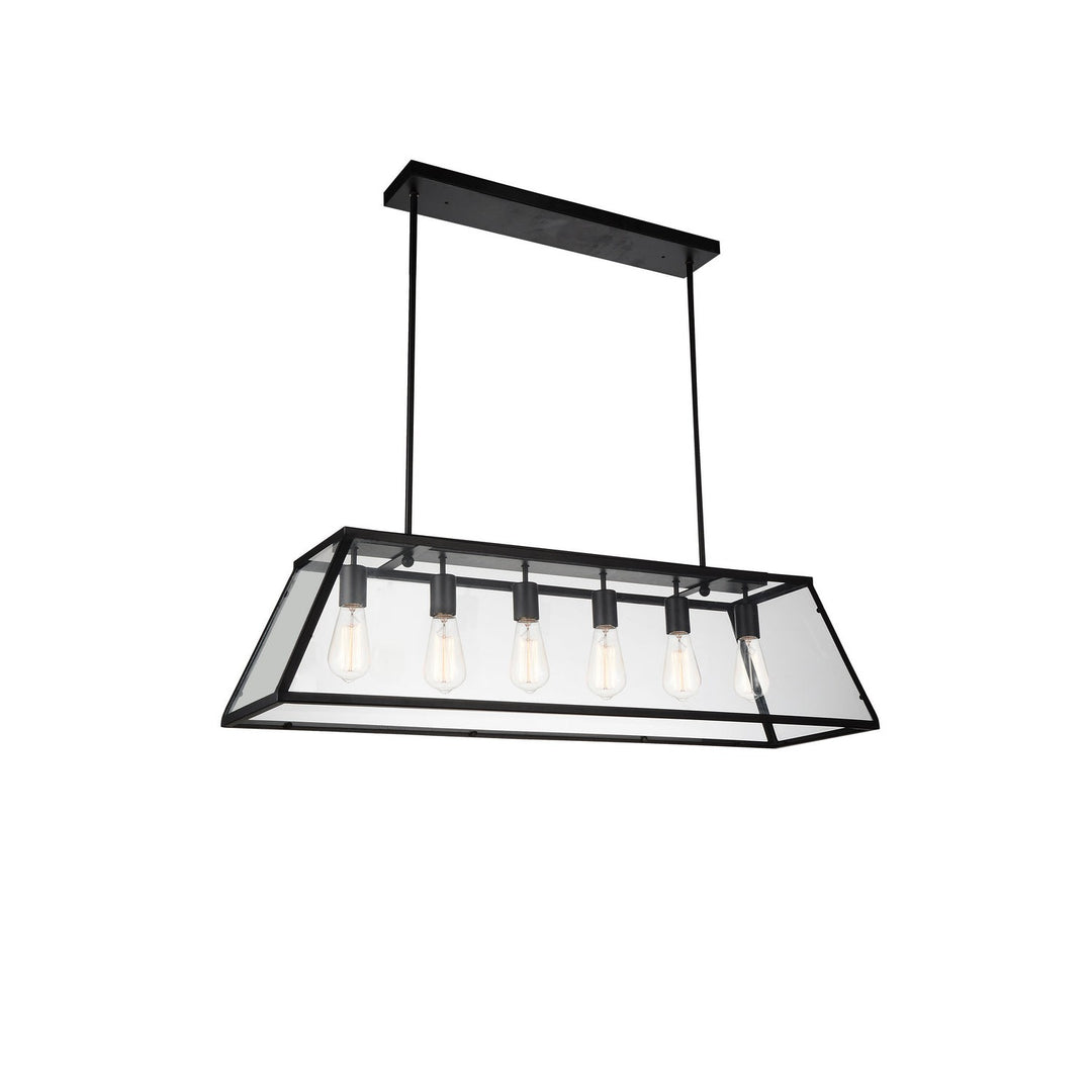 CWI Alyson 9601p42-6-101 Pendant Light - Black