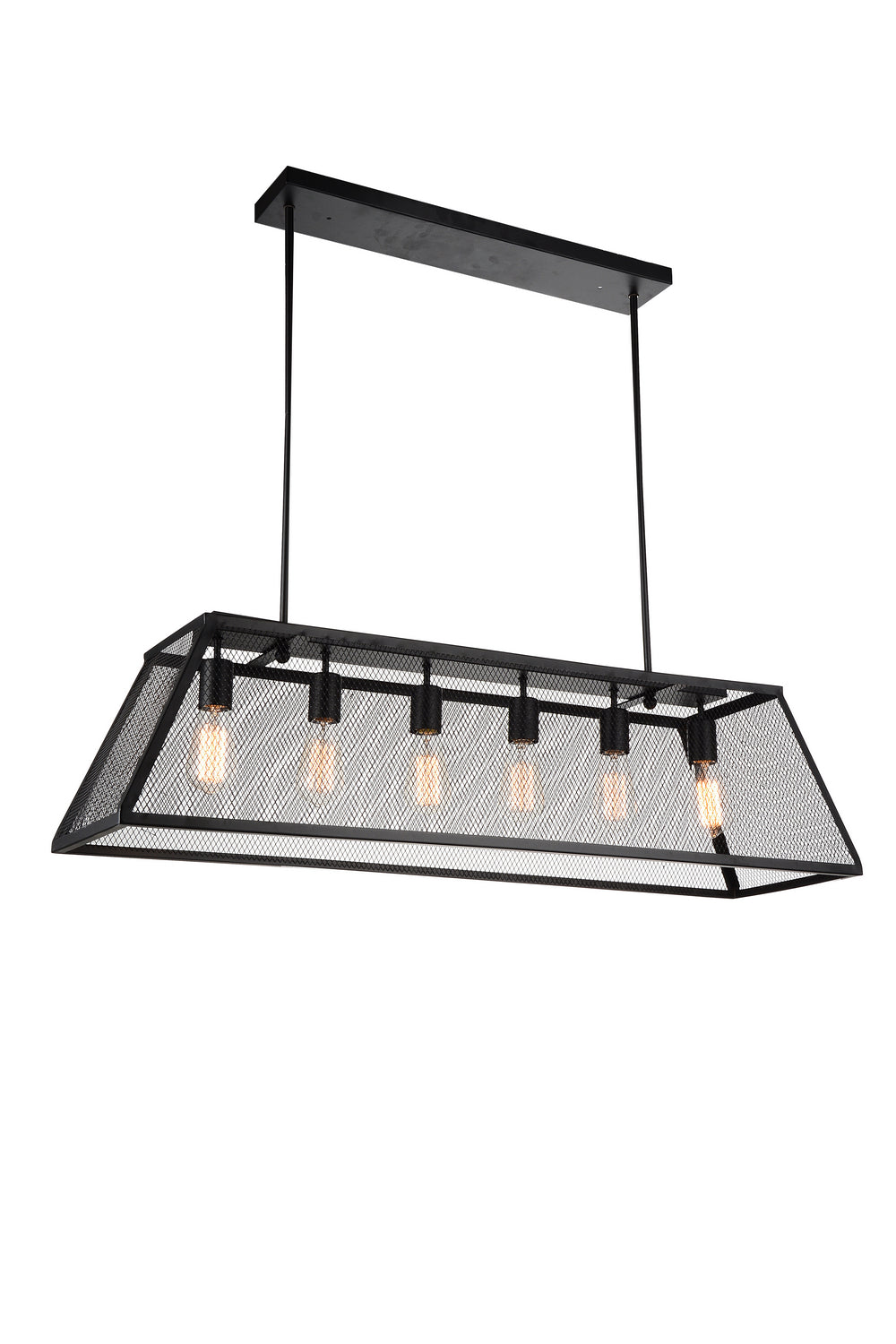 CWI Macleay 9601P42-6-101-A Pendant Light - Black