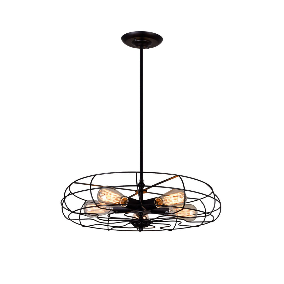 CWI Pamela 9606p18-5-101 Pendant Light - Black