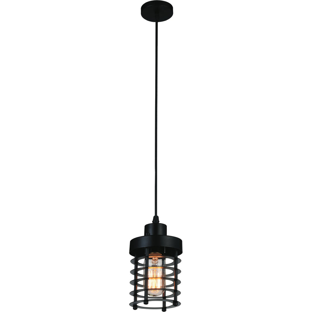 CWI Bray 9607p4-1-101 Pendant Light - Black