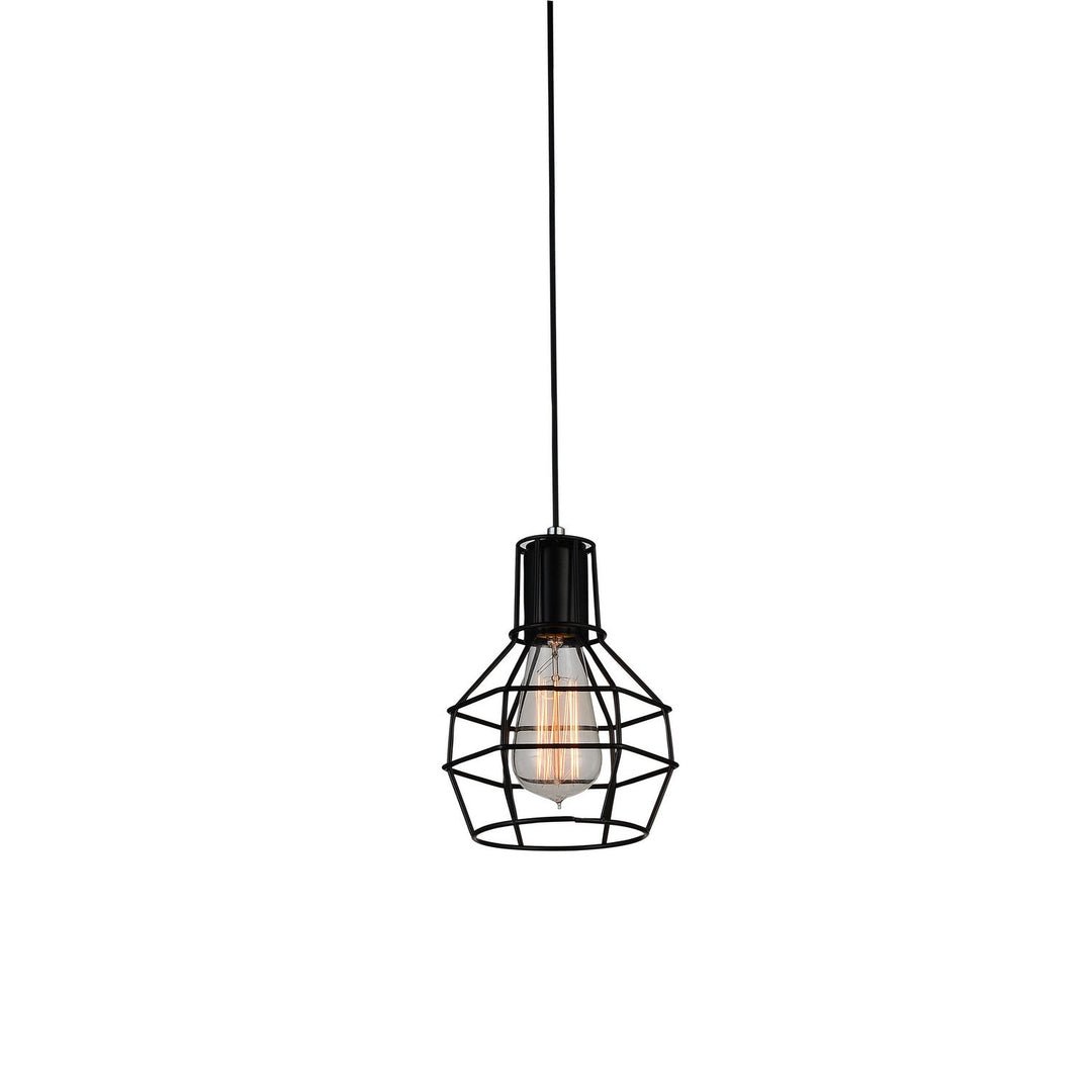 CWI Secure 9608p6-1-101 Pendant Light - Black