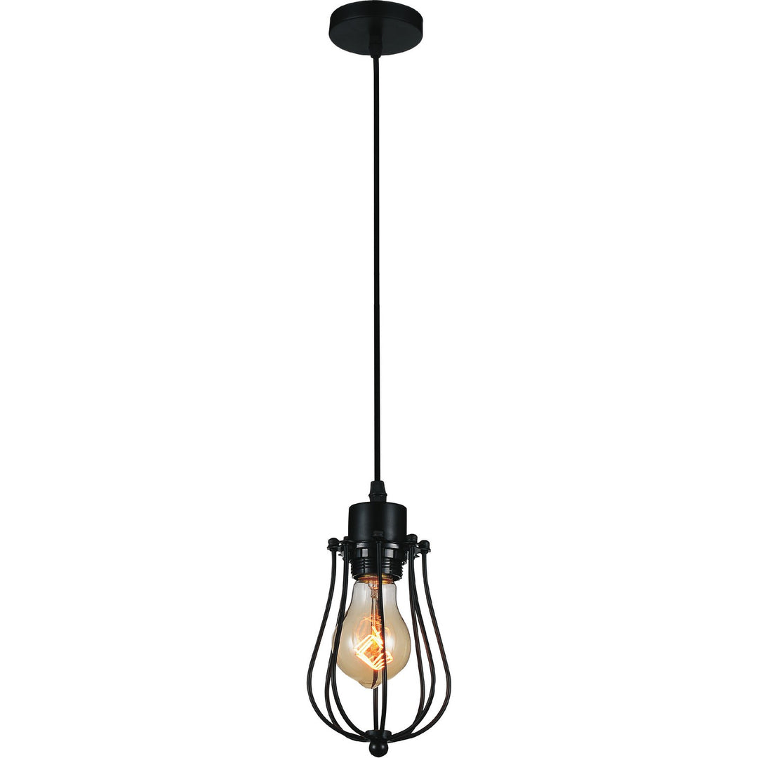 CWI Tomaso 9610p4-1-101 Pendant Light - Black