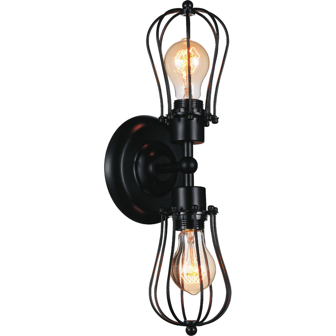 CWI Tomaso 9610w6-2-101 Wall Sconce Light - Black