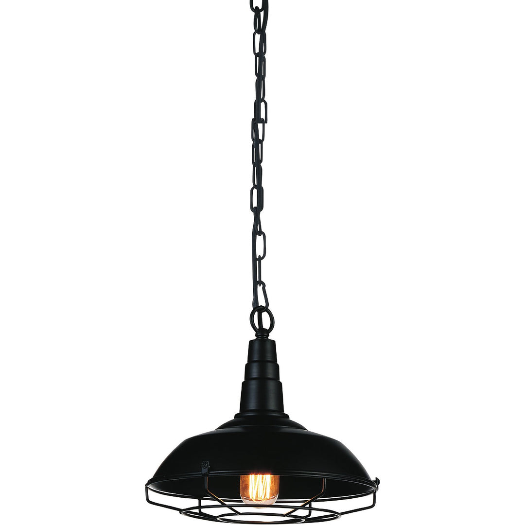 CWI Morgan 9611p11-1-101 Pendant Light - Black