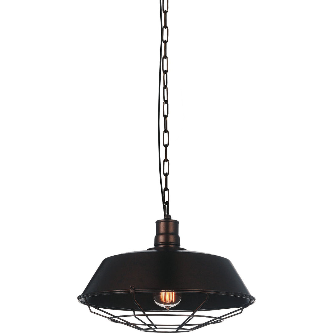 CWI Morgan 9611p14-1-101 Pendant Light - Black