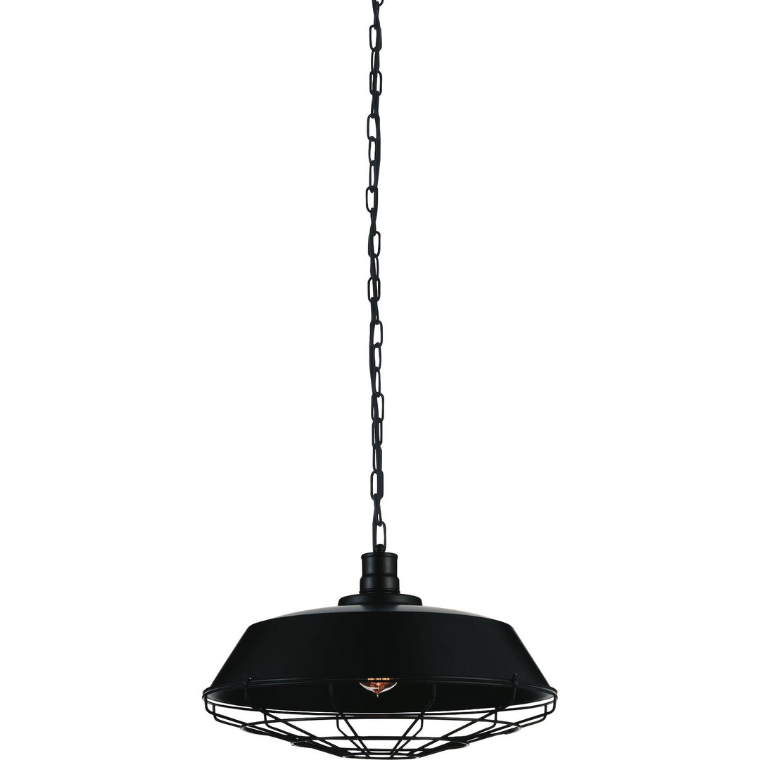 CWI Morgan 9611p18-1-101 Pendant Light - Black