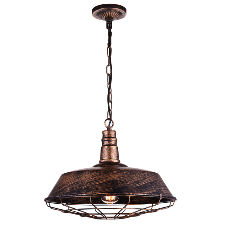 CWI Morgan 9611p18-1-128 Pendant Light - Antique Copper