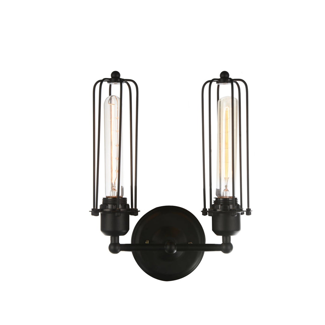 CWI Benji 9624w10-2-101 Wall Sconce Light - Black