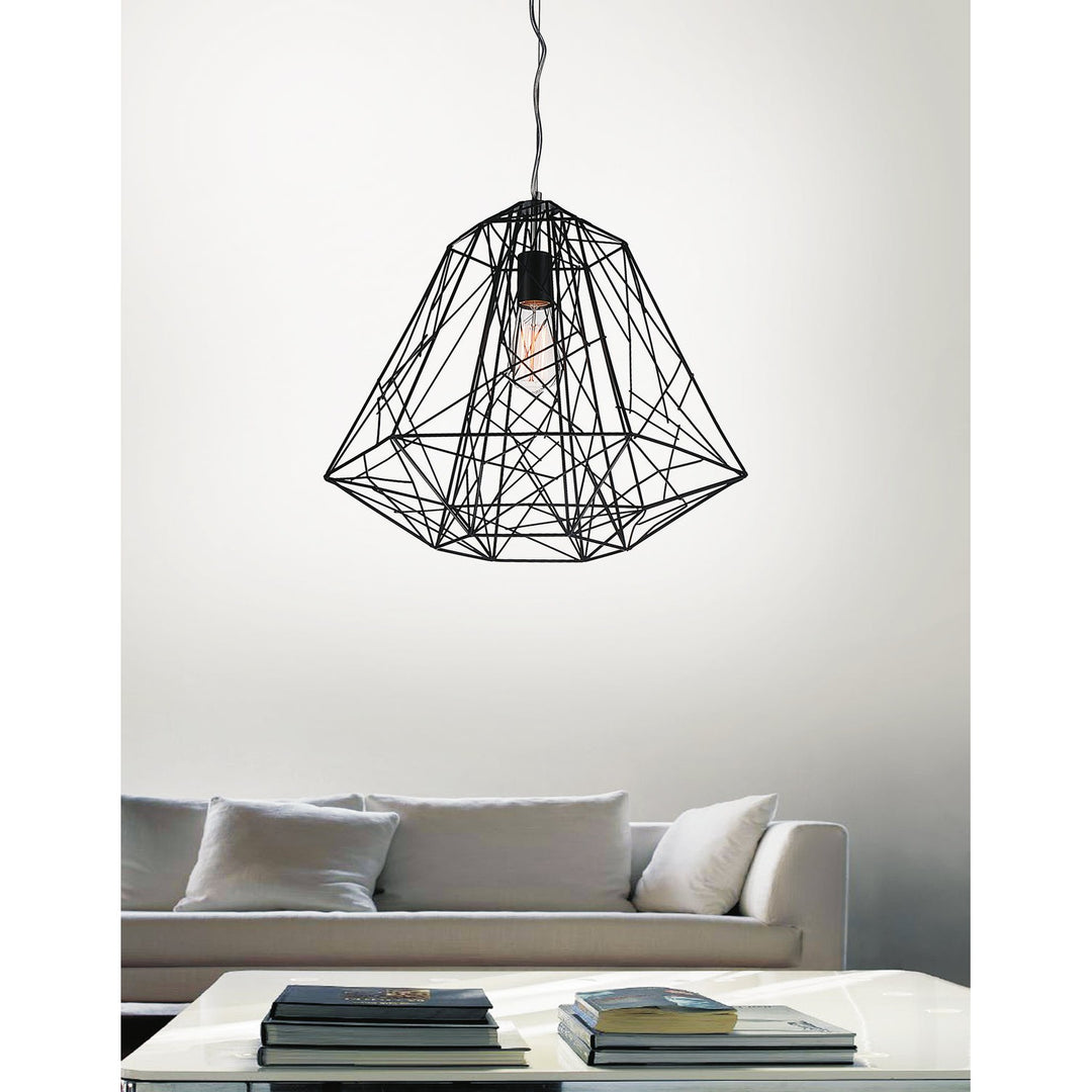 CWI Bagheera 9625p16-1-101 Pendant Light - Black