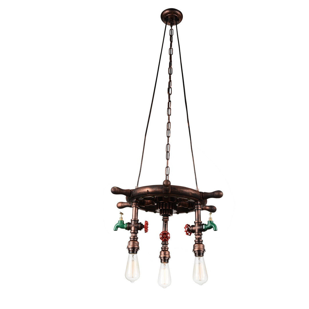 CWI Manor 9718p22-3-210-a Pendant Light - Speckled copper