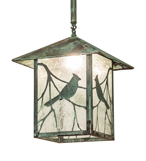 Meyda Tiffany Lighting 80950 Seneca One Light Pendant Outdoor Verde