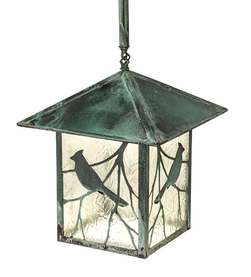 Meyda Tiffany Lighting 80950 Seneca One Light Pendant Outdoor Verde