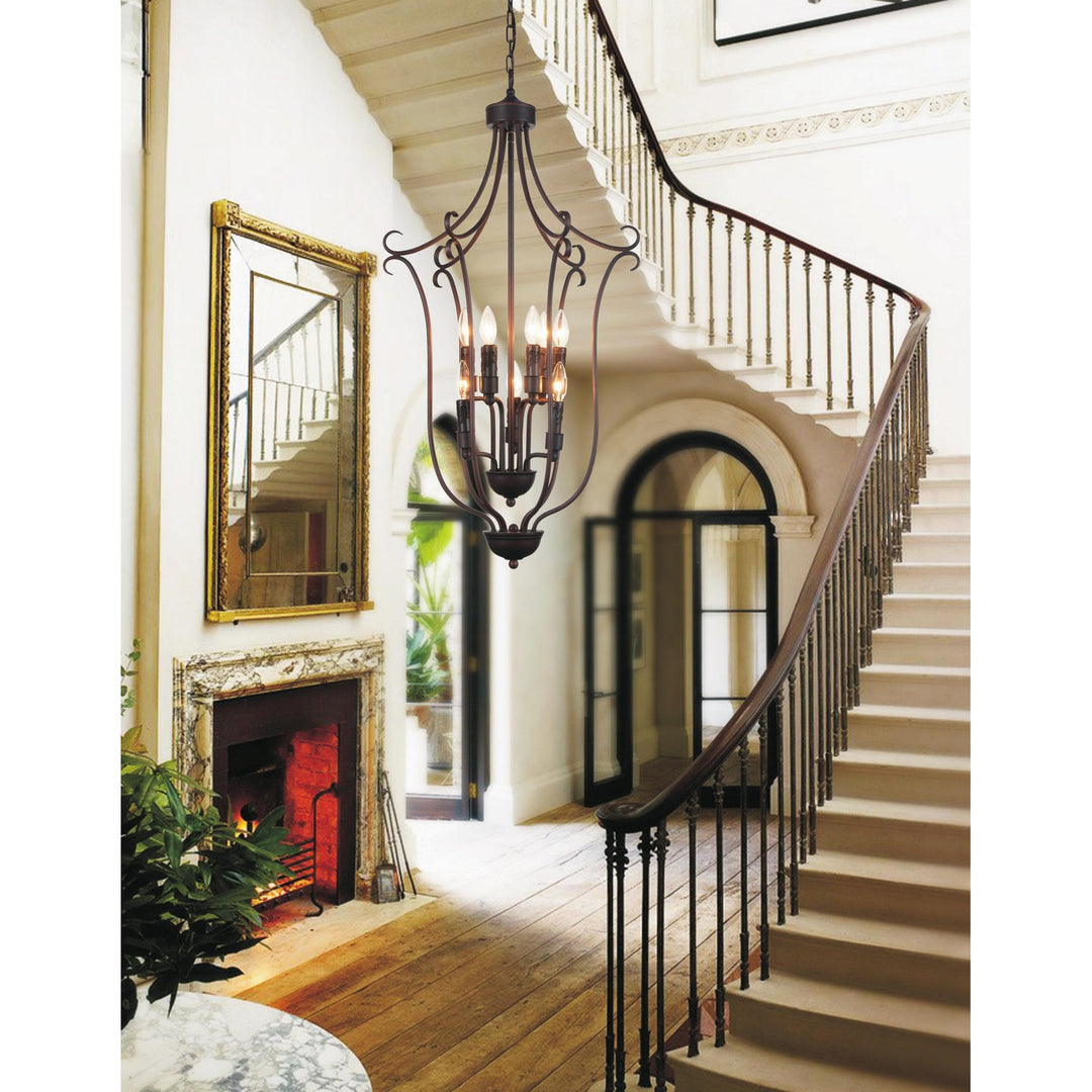 CWI Maddy 9817p19-9-121-b Pendant Light - Rubbed Brown