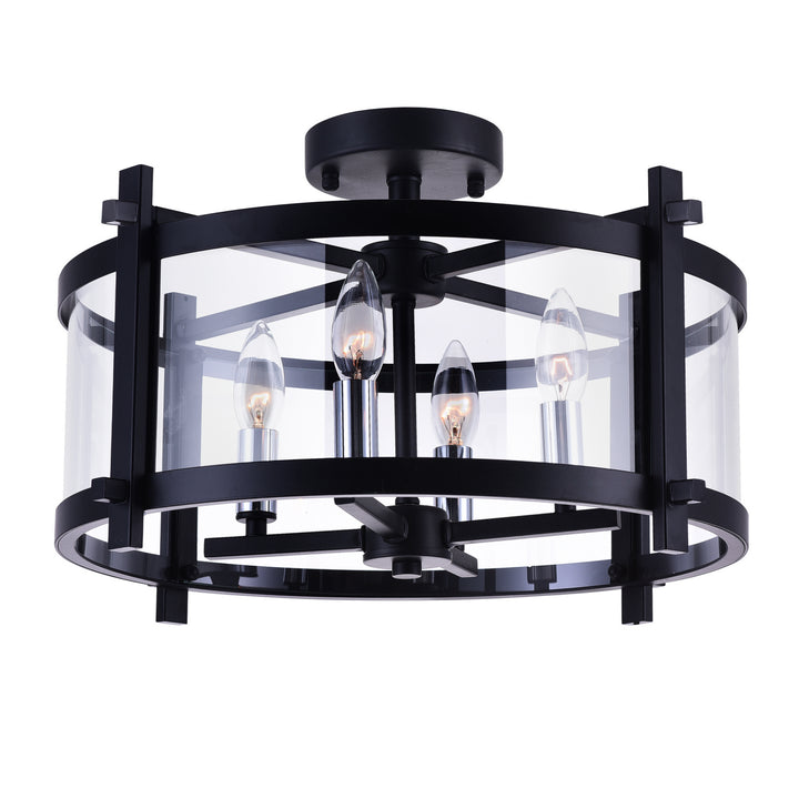 CWI Miette 9827c18-4-101 Ceiling Light - Black