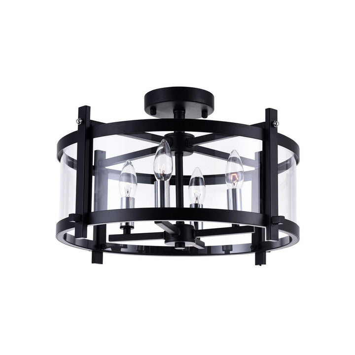 CWI Miette 9827c18-4-101 Ceiling Light - Black