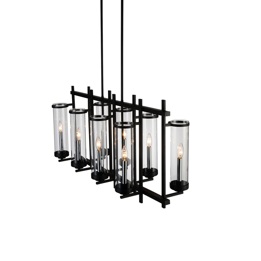 CWI Sierra 9827p38-8-rc-101 Pendant Light - Black