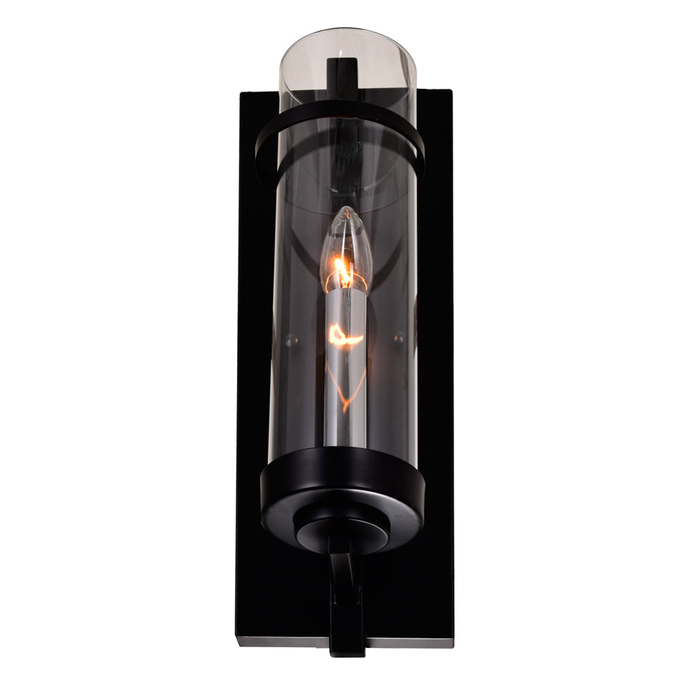 CWI Sierra 9827w5-1-101 Wall Sconce Light - Black