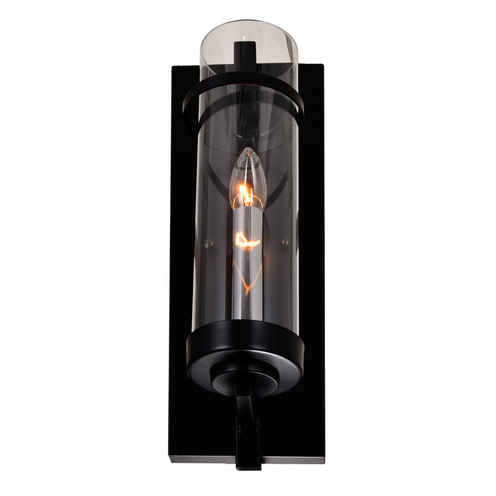 CWI Sierra 9827w5-1-101 Wall Sconce Light - Black