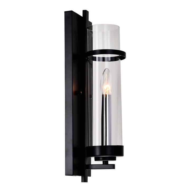 CWI Sierra 9827w5-1-101 Wall Sconce Light - Black