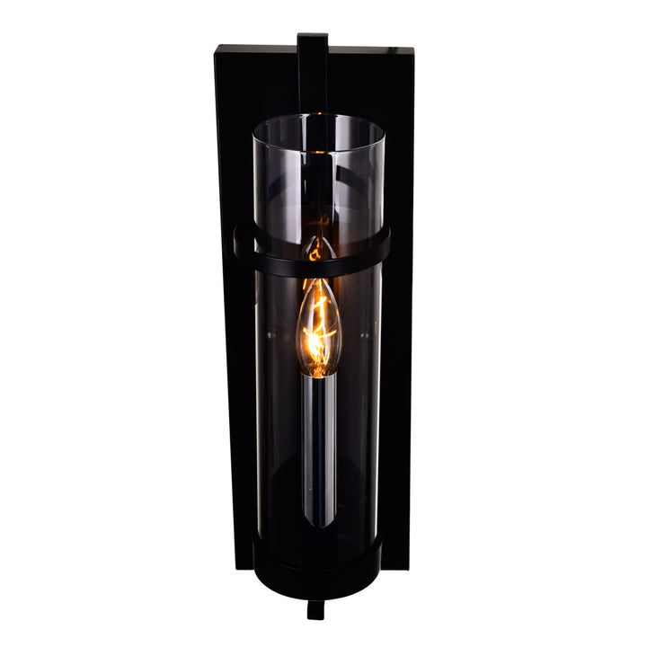 CWI Sierra 9827w5-1-101 Wall Sconce Light - Black