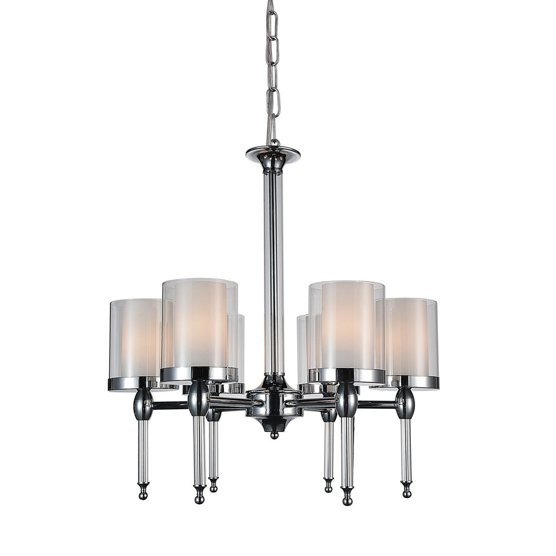 CWI Maybelle 9851p22-6-601 Chandelier Light - Chrome