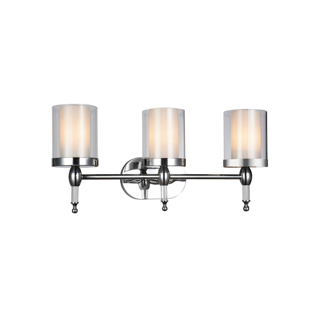 CWI Maybelle 9851w24-3-601 Bath Vanity Light 24 in. wide - Chrome