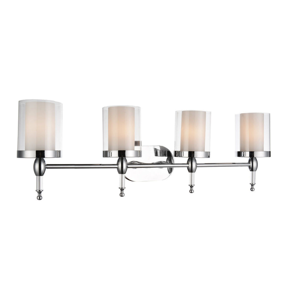 CWI Maybelle 9851w34-4-601 Bath Vanity Light 34 in. wide - Chrome