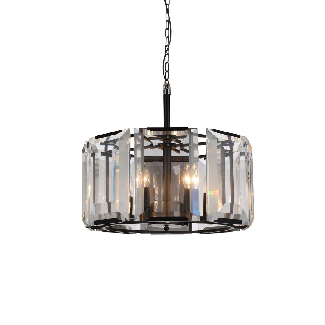 CWI Jacquet 9860p19-8-101 Pendant Light - Black