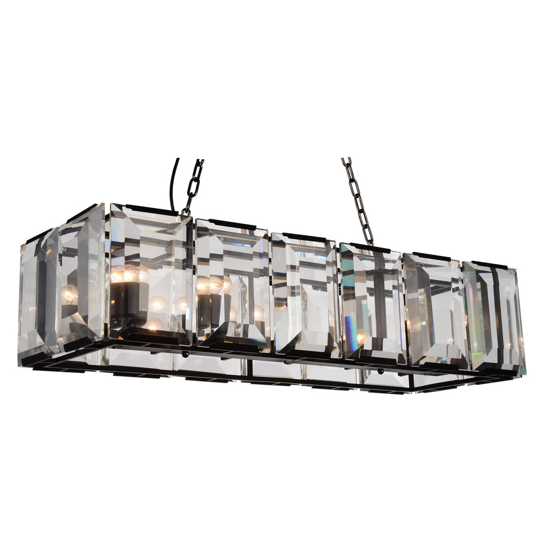 CWI Jacquet 9860p42-12-101 Chandelier Light - Black