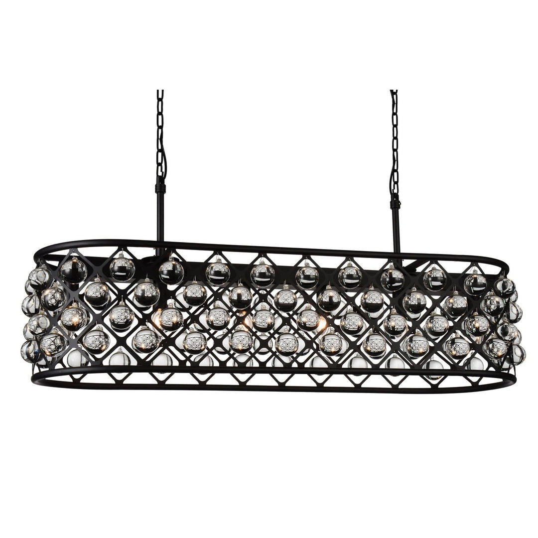 CWI Renous 9862p41-6-101 Pendant Light - Black