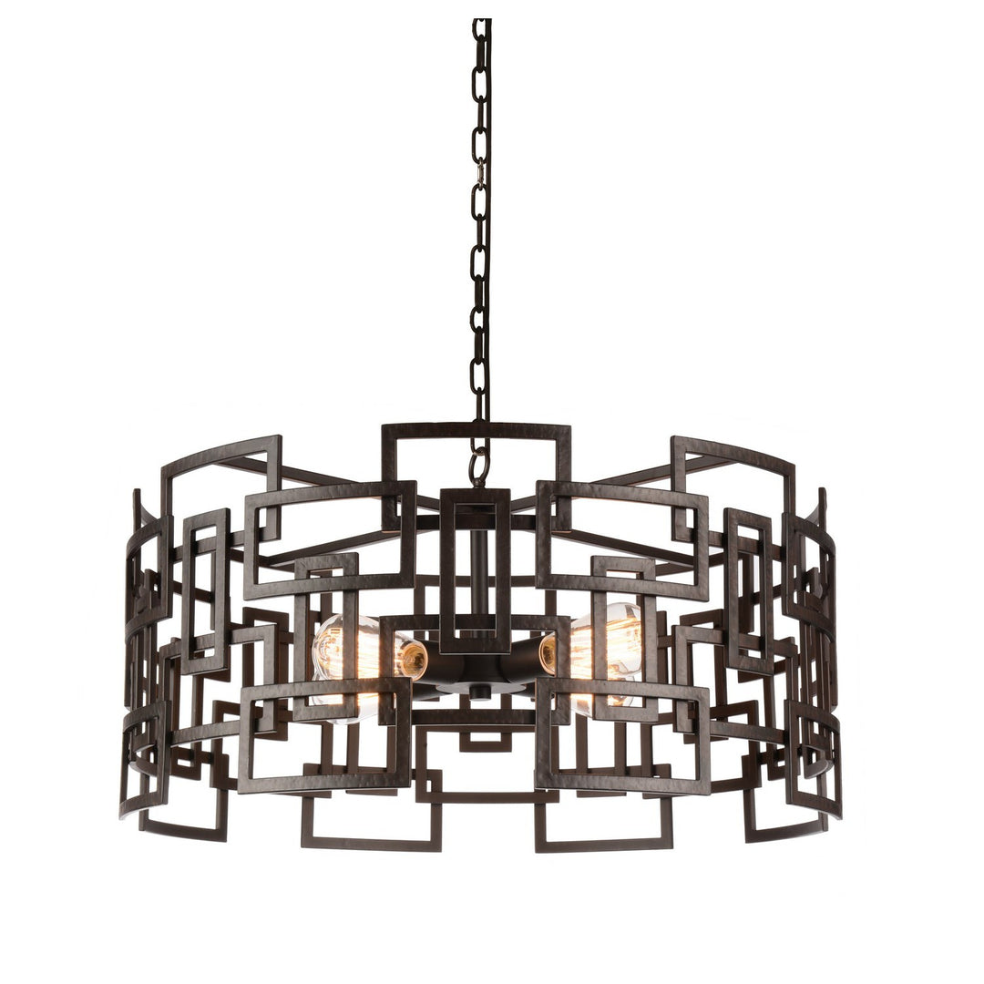 CWI Litani 9913p25-4-205 Pendant Light - Brown