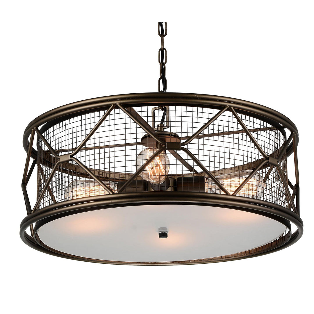 CWI Kali 9914p22-4-204 Chandelier Light - Light Brown