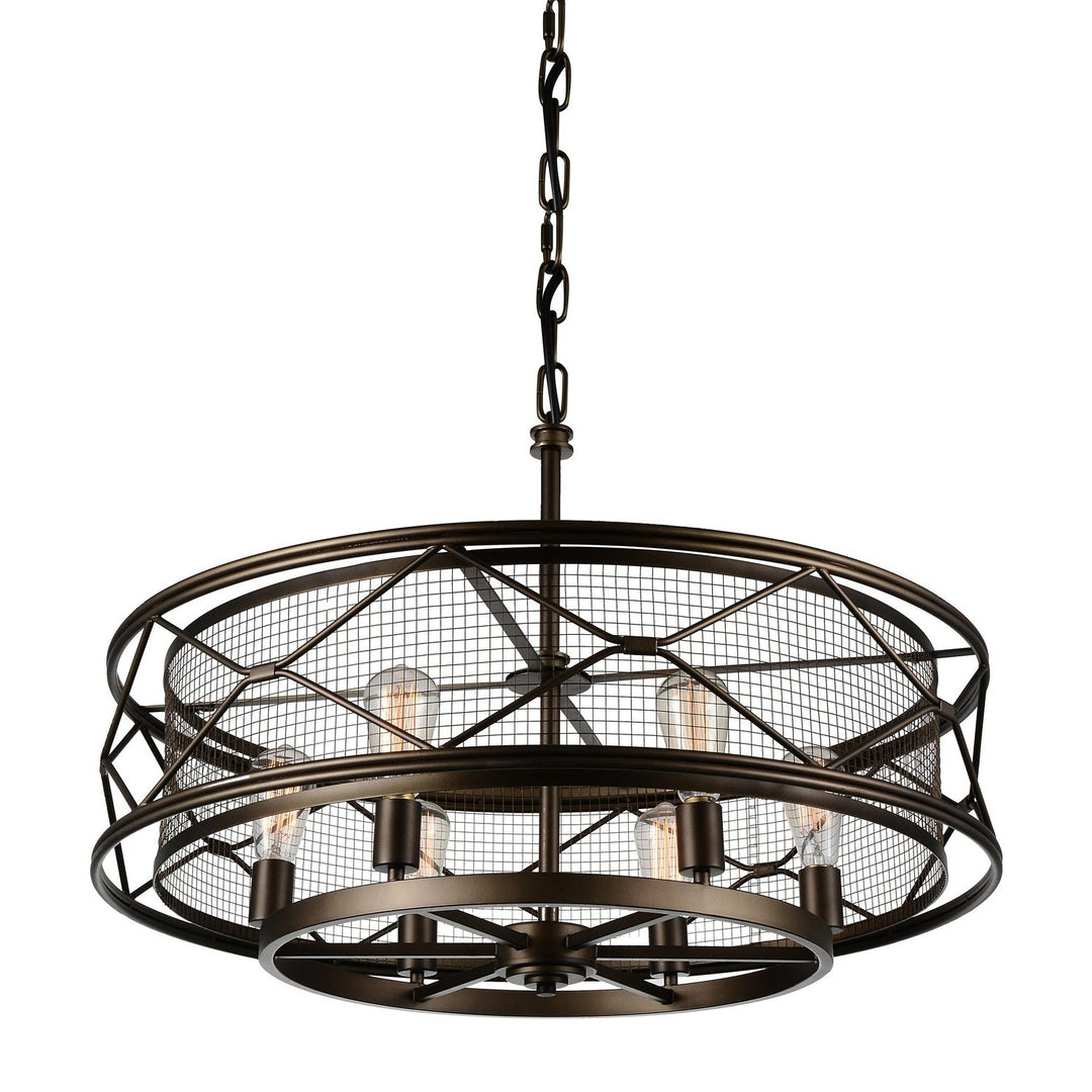 CWI Kali 9914p32-6-204 Chandelier Light - Light Brown