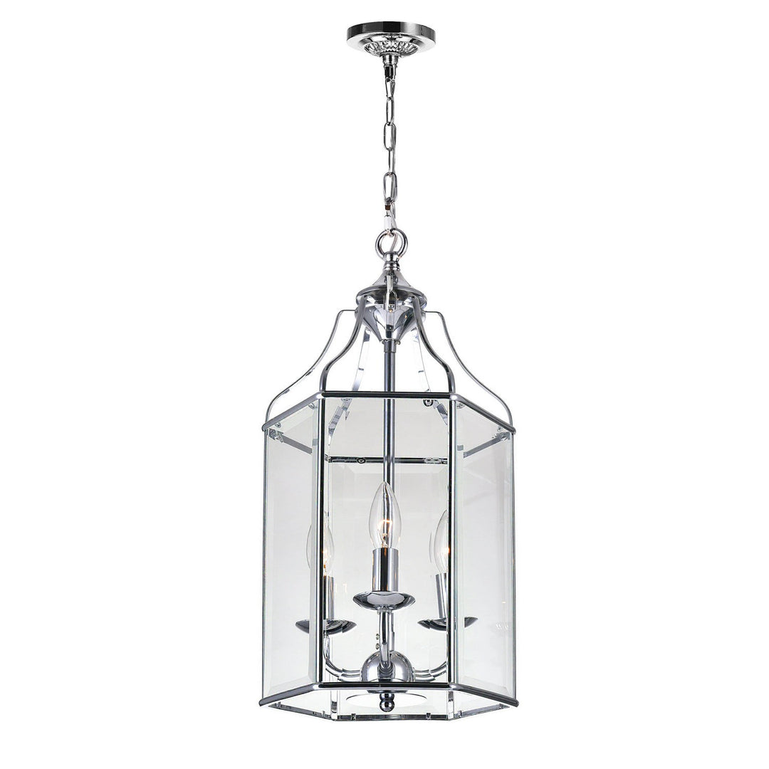 CWI Maury 9917p10-3-601 Pendant Light - Chrome