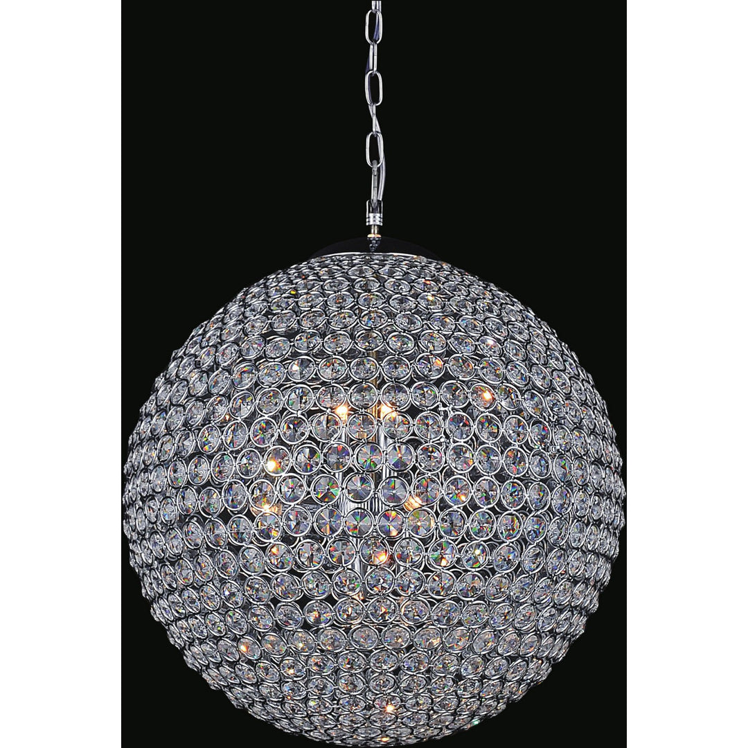 CWI Globe Qs8353p40c Pendant Light - Chrome