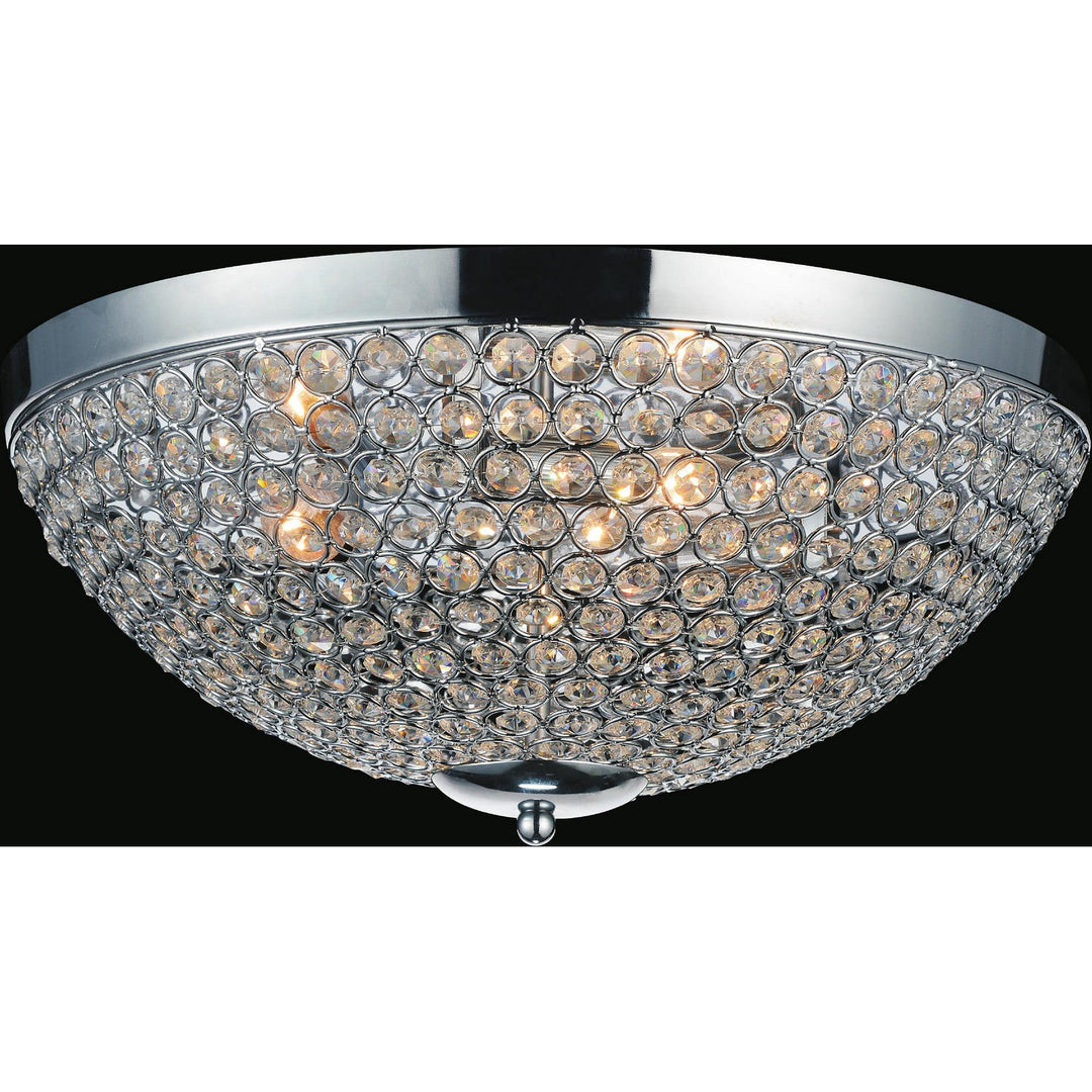 CWI Globe Qs8357c12c Ceiling Light - Chrome