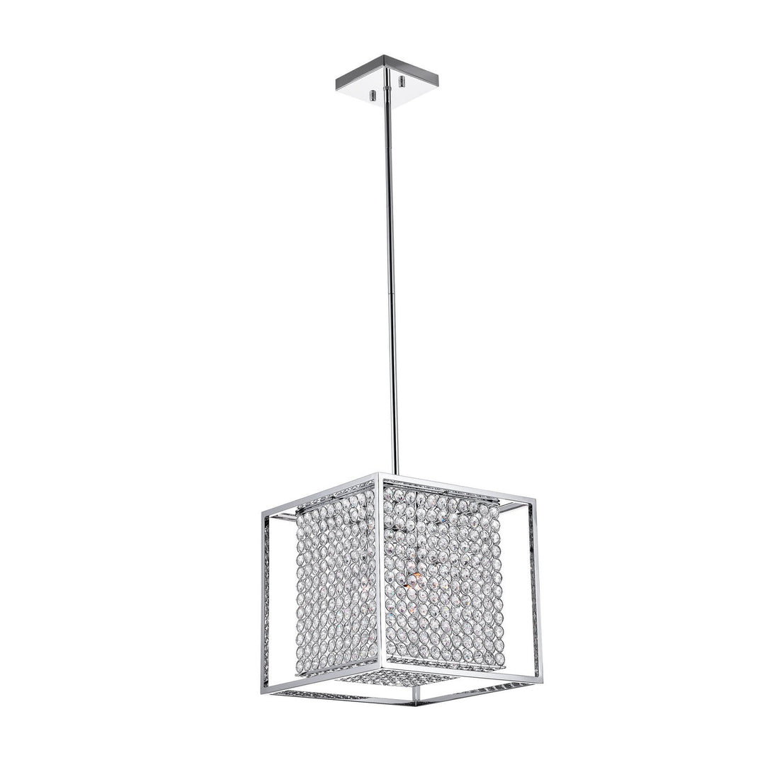 CWI Cube Qs8381p12c-s Pendant Light - Chrome