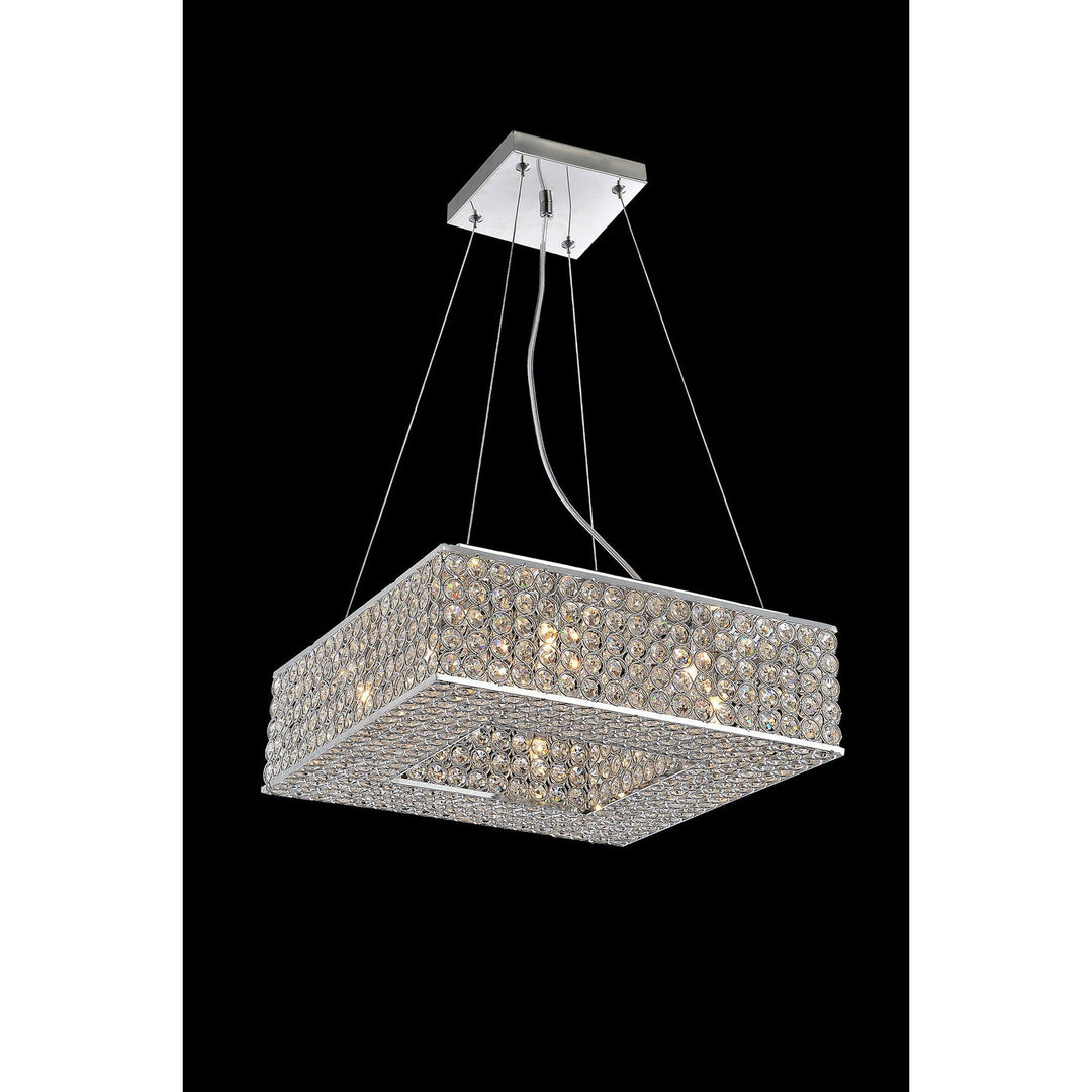 CWI Dannie Qs8391p14c-s Chandelier Light - Chrome