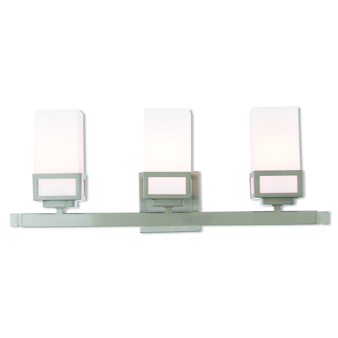 Livex Harding 10083-91 Bath Vanity Light 24 in. wide - Brushed Nickel