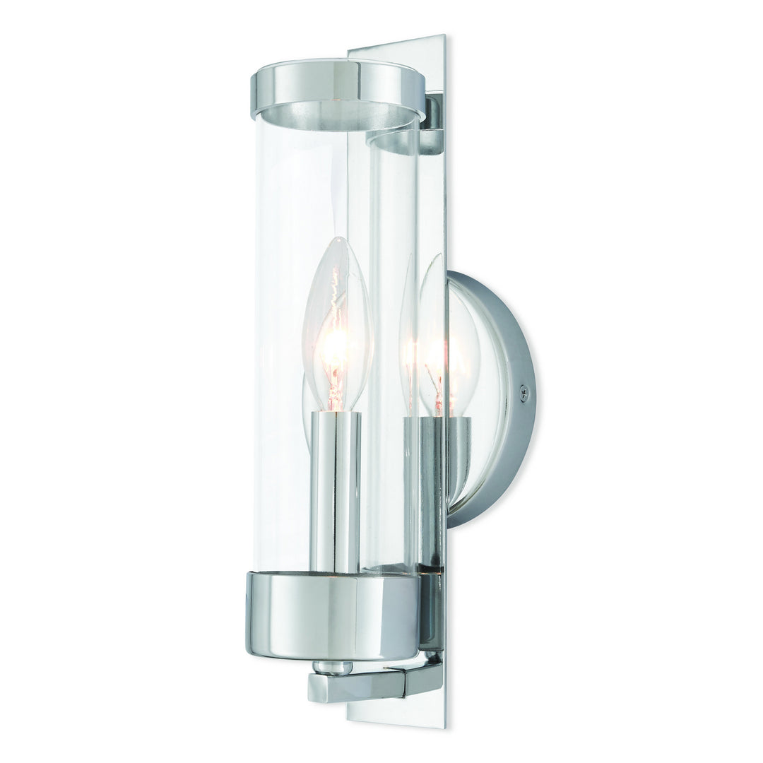 Livex Castleton 10141-05 Wall Sconce Light - Polished Chrome