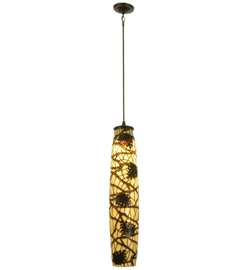 Meyda Tiffany Pine Branch 81066 Pendant Light - Bronze