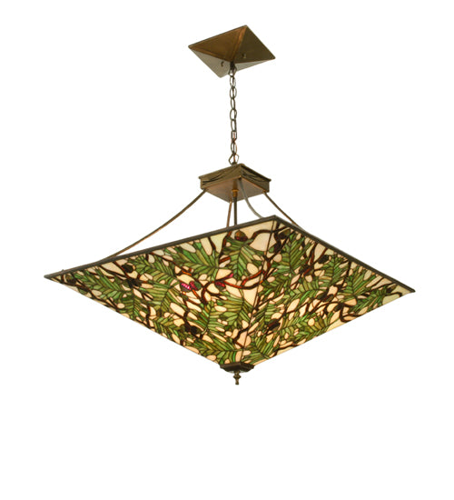 Meyda Tiffany Acorn & Oak Leaf 81067 Pendant Light - Antique Copper